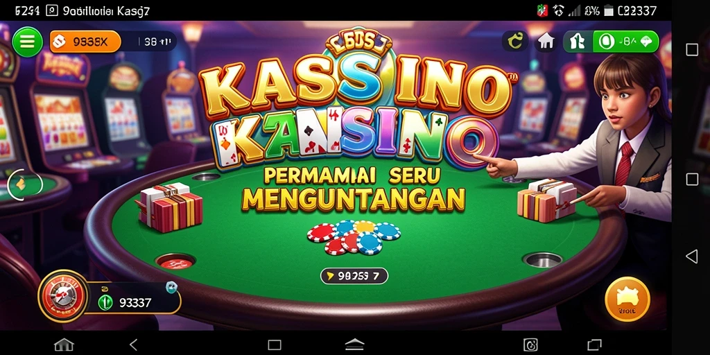 Tampilan gameplay seru di aplikasi Kasino 93337.