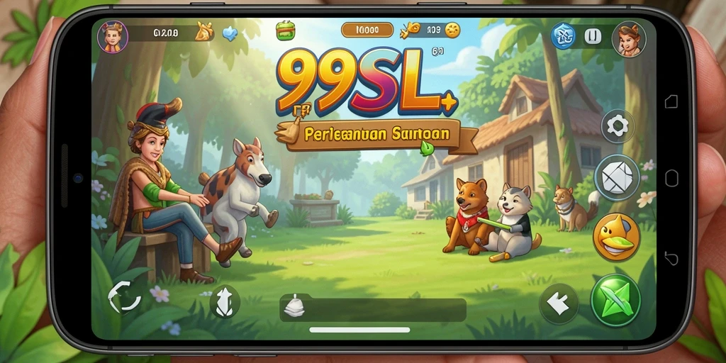Tangkapan layar menunjukkan momen seru dalam gameplay 99SL.
