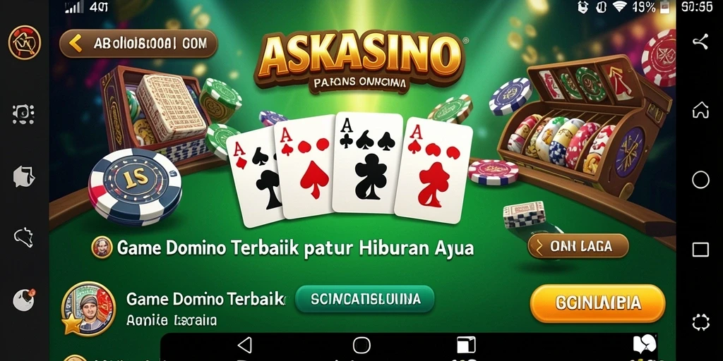 Tampilan menarik dari gameplay ASKASINO yang mendebarkan.