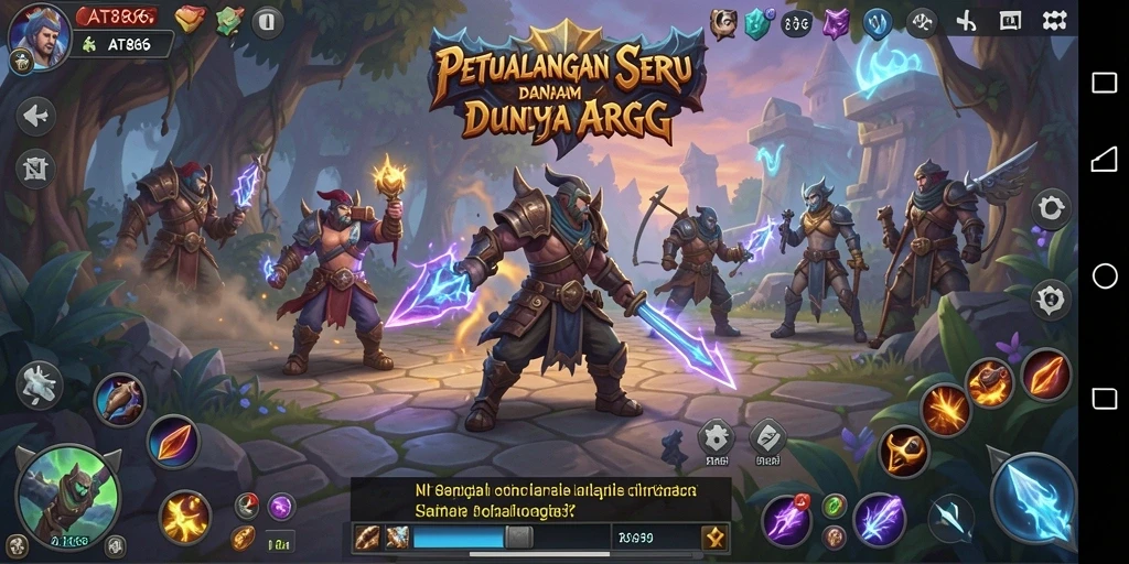 Tampilan gameplay AT866 yang menakjubkan dan penuh aksi.