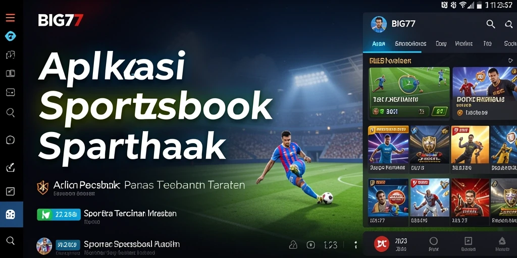 Tampilan menarik dari fitur live betting di BIG77.