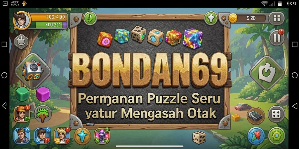 Tampilan gameplay BONDAN69 menghadirkan puzzle yang memikat dan menantang.