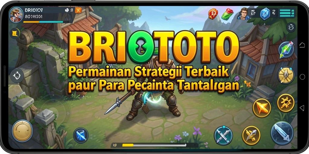 Tampilan gameplay BRIOTOTO yang menegangkan dan penuh strategi.