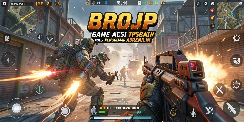 Tangkap aksi seru dalam game TPS BROJP yang mendebarkan.