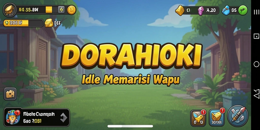 Gameplay DORAHOKI yang seru dengan karakter yang beragam.