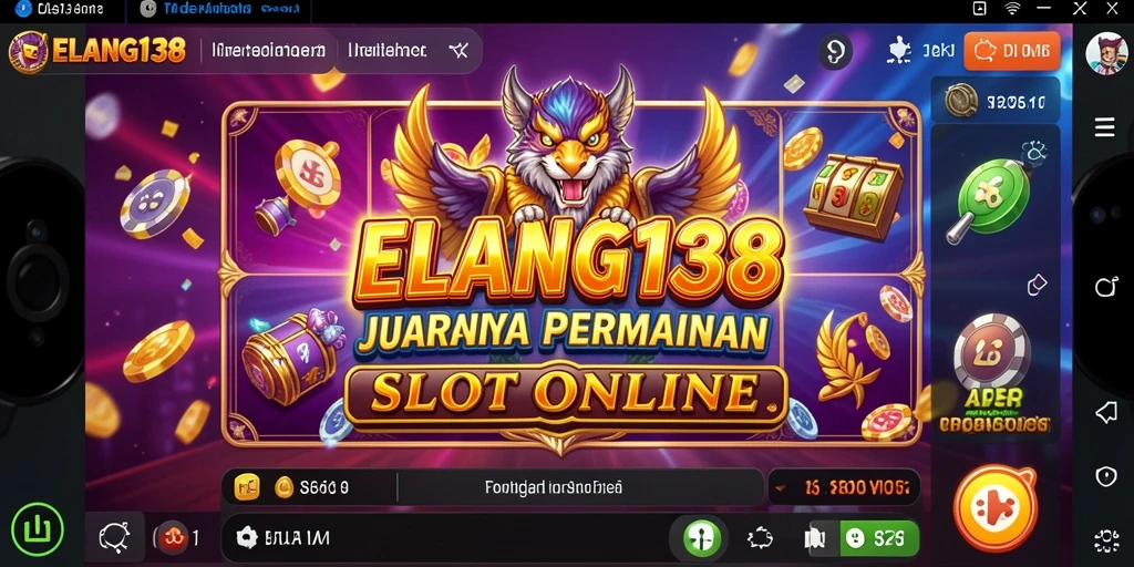 Tampilan menakjubkan dari gameplay Slot di ELANG138.