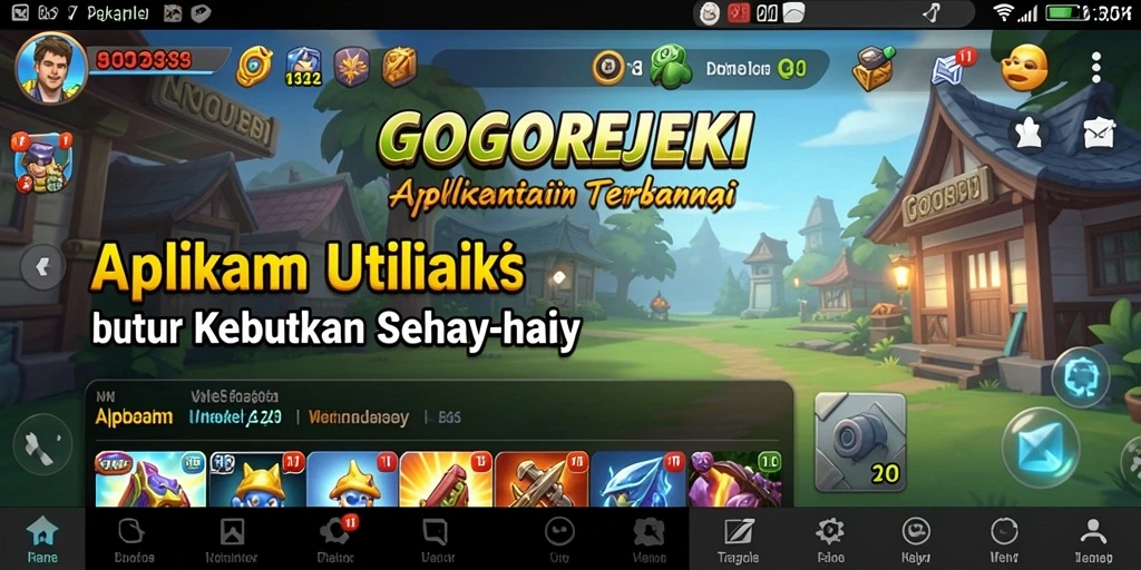 Screenshot GOGOREJEKI menampilkan antarmuka pengguna yang intuitif.