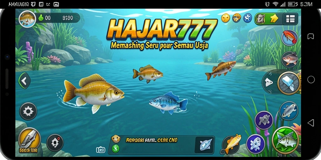 Tangkapan besar di HAJAR777 saat bermain memancing.