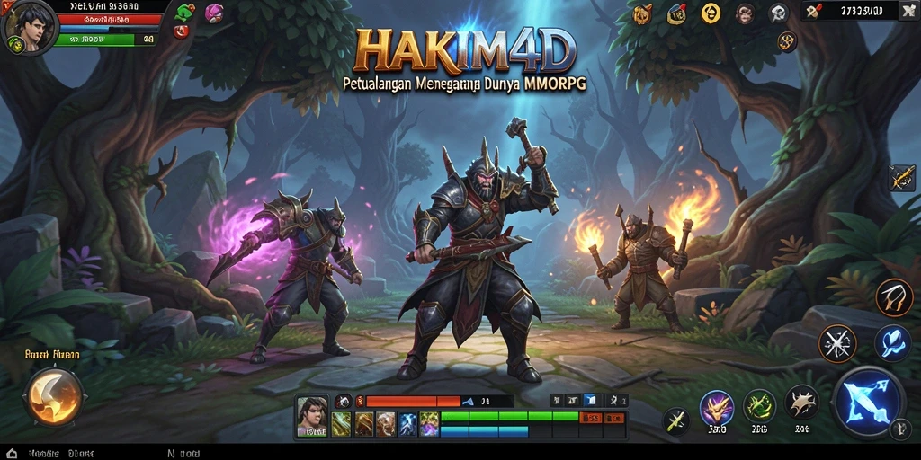 Screenshot gameplay HAKIM4D yang menampilkan petualangan seru dalam dunia MMORPG.