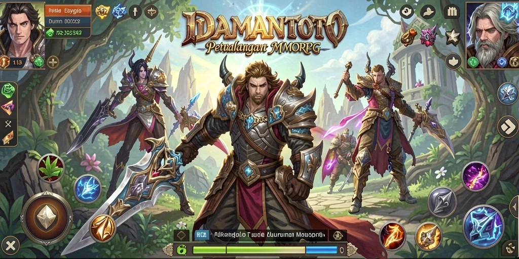 Screenshot menunjukkan pertempuran seru di dunia <strong>IDAMANTOTO</strong>.