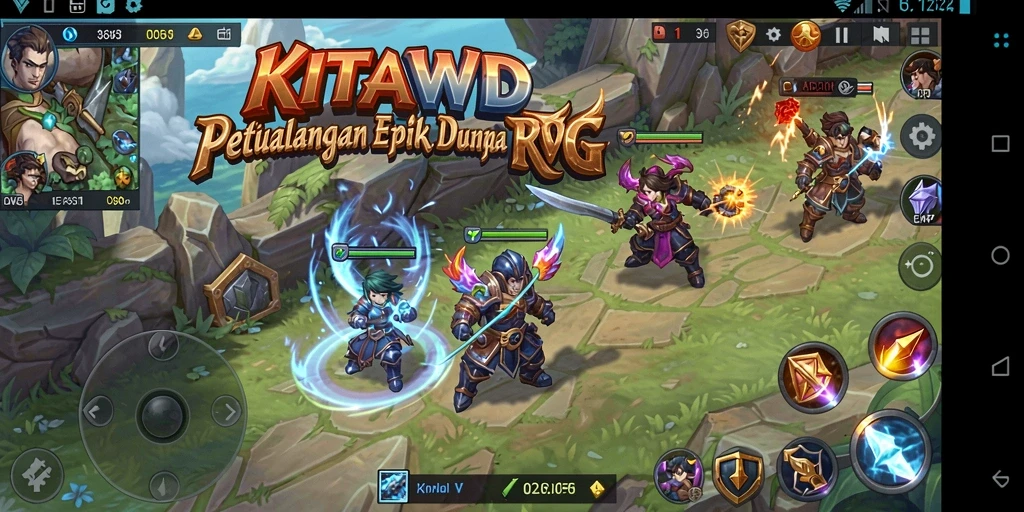 Gameplay seru dalam dunia RPG yang imersif.