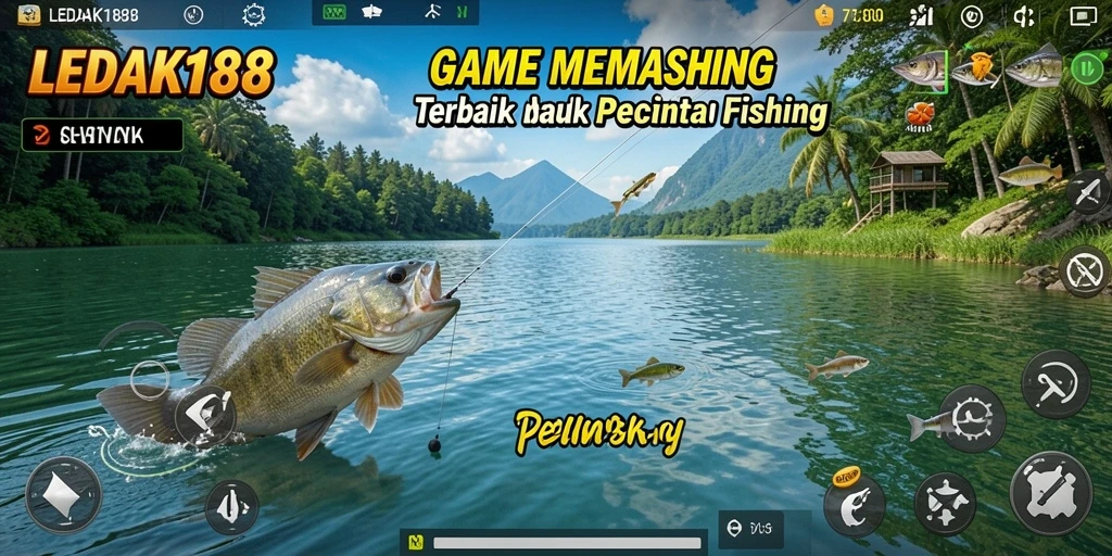 Gameplay memancing yang seru dan menantang di LEDAK188.