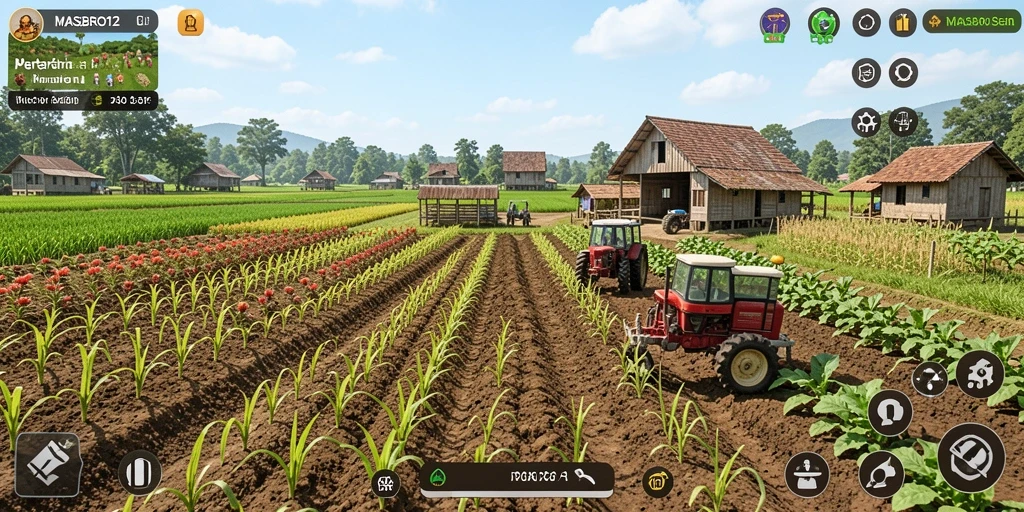 Tampilan gameplay yang seru dan menawan di MASBRO12.