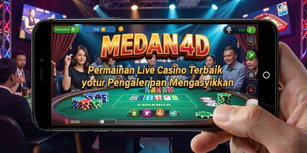 Gameplay Live Casino yang mengasyikkan dan interaktif.