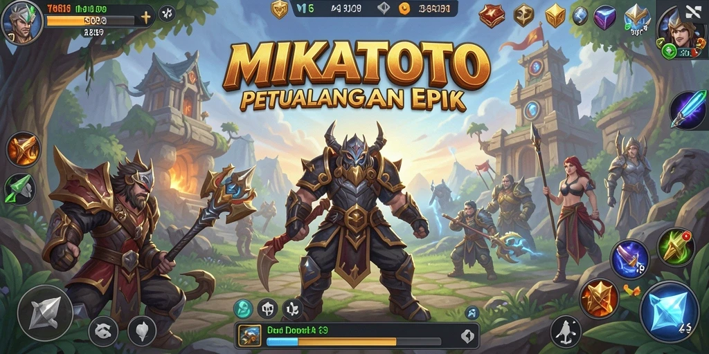 Tampilan gameplay MIKATOTO yang mendebarkan dan penuh aksi.