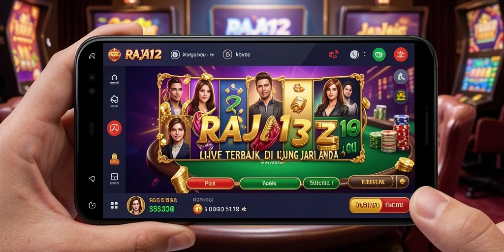 Tampilan gameplay RAJA132 yang menarik di Live Casino.