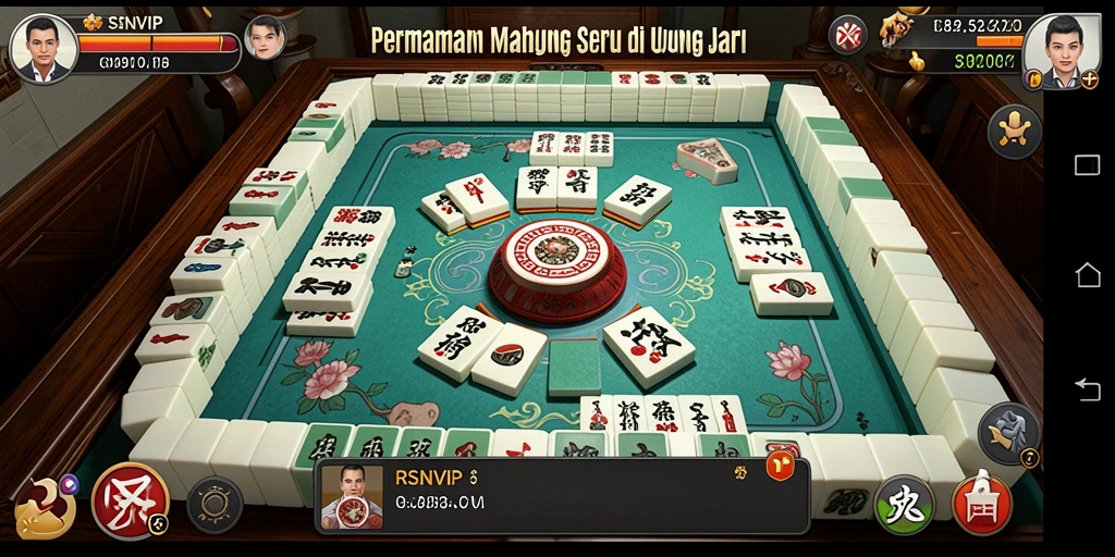 Screenshot gameplay RSNVIP menampilkan tantangan Mahjong yang seru.