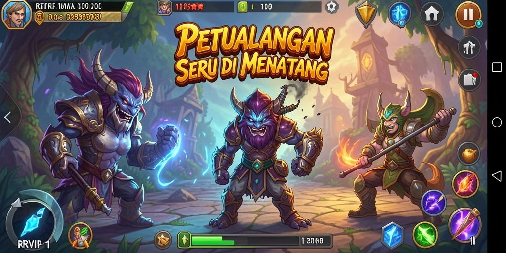 Tampilan gameplay RVIP1 yang menegangkan dan seru.