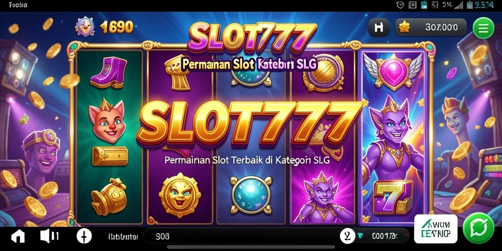 Gameplay SLOT777 yang seru dan mendebarkan di layar.