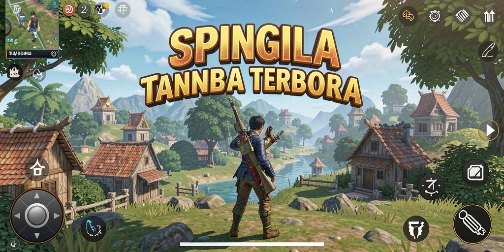 Screenshot utama SPINGILA menunjukkan pengalaman gameplay Open World yang mendebarkan.