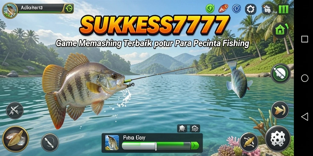 Screenshot utama dari gameplay Fishing yang seru di SUKSES777.