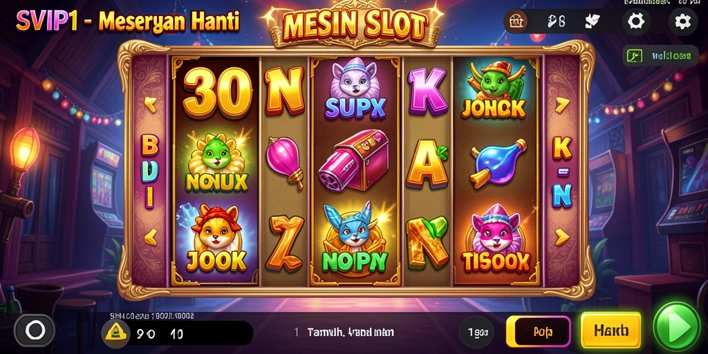 Gameplay seru SVIP1 dengan grafis menawan dan fitur slot menarik.